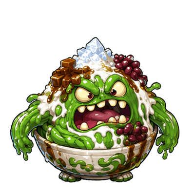 Chendol the Frozen Dessert, an enemy in Aisle Zero: Living Leftovers