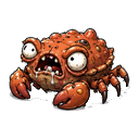 Crab Idiot, an enemy in Aisle Zero: Living Leftovers