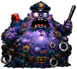 Sheriff Siren Belly, an enemy in Aisle Zero: Living Leftovers