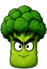 Broccoli Barbarian, a playable hero in Aisle Zero: Living Leftovers