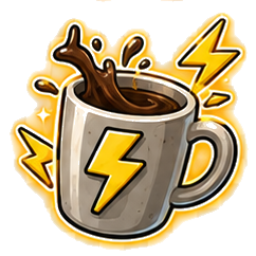 The Caffeine Rush perk icon from Aisle Zero: Living Leftovers