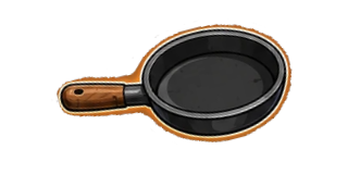 The Frying Pan weapon from Aisle Zero: Living Leftovers