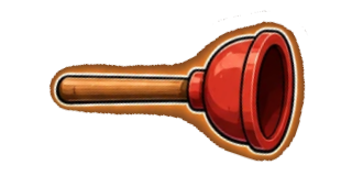 The Plunger Smacker weapon from Aisle Zero: Living Leftovers