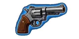 The Magnum Revolver weapon from Aisle Zero: Living Leftovers