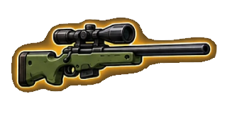 The Sniper Rifle weapon from Aisle Zero: Living Leftovers